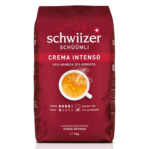Schwiizer Schüümli Crema Intenso kawa ziarnista 1 kg