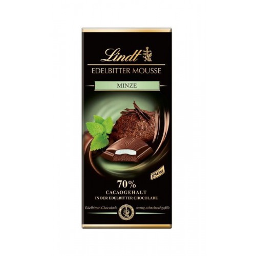 Edytuj: LINDT czekolada deserowa z mięta 150g