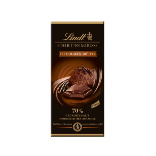 Edytuj: LINDT Edelbitter Mousse Chocoladen-Truffel 150g