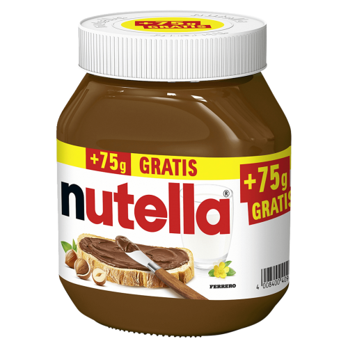 Krem czekoladowy NUTELLA 750+75g gratis tj. 825g