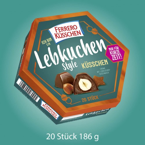 FERRERO Kusschen Lebkuchen style praliny 20 szt. 186g
