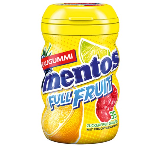 MENTOS Full Fruit bezcukrowe 35 szt 70g DE