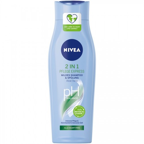 NIVEA szampon 2w1 ALOE VERA do włosów nawilżający 250ml