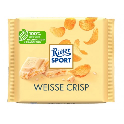 Czekolada RITTER SPORT - Weisse Crisp 100g