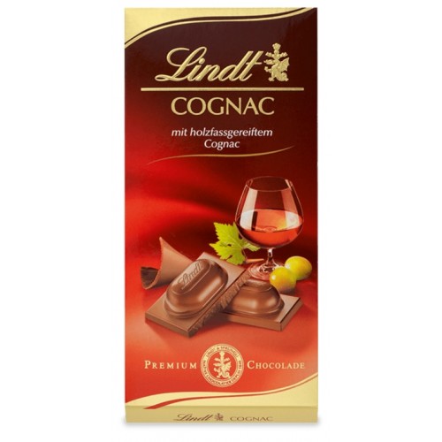 Premium LINDT COGNAC czekolada z koniakiem 100g