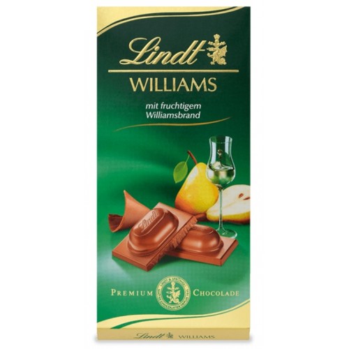 Premium LINDT Williams czekolada z brandy 100g