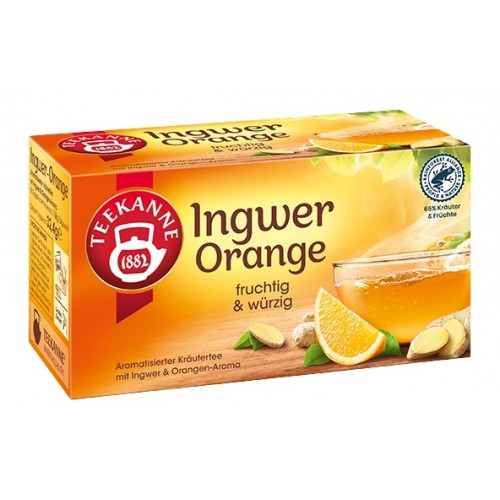 Herbata TEEKANNE Orange Ingwer imbir pomarańcza 18x1,8g