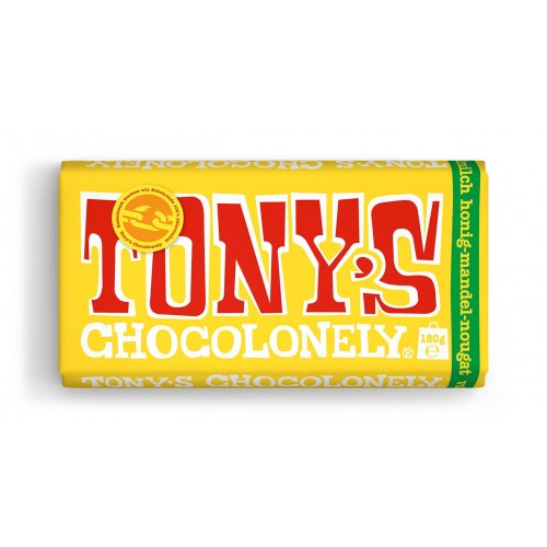 TONY'S Honig-Mandel-nougat czekolada 180g