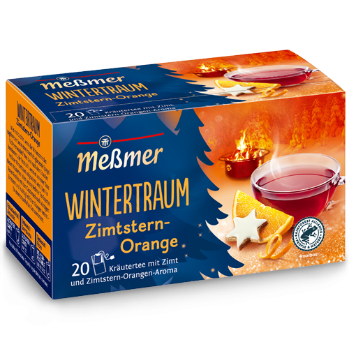 MESSMER herbata zimowa Wintertraum cynamon pomarańcz 20x2g