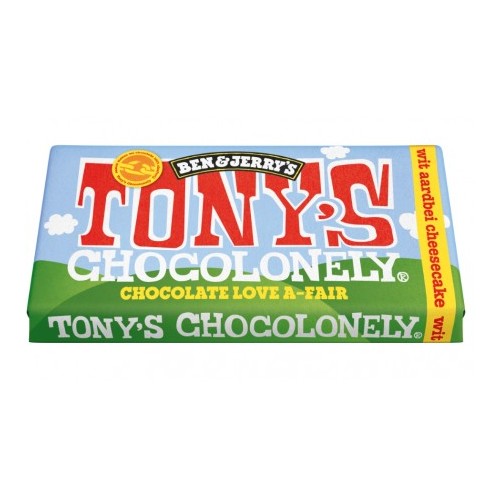 TONY'S Ben&Jerry Strawberry cheesecake czekolada 180g