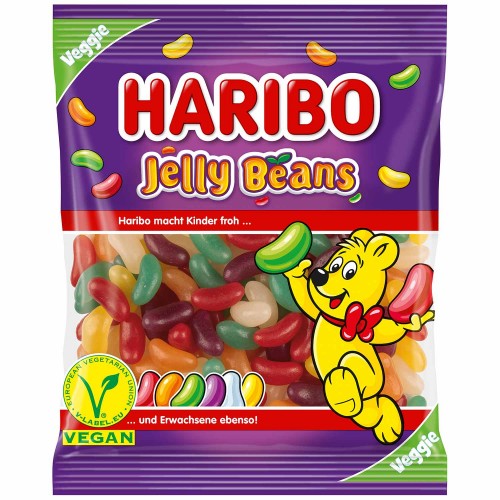 HARIBO Jelly Beans fasolki żelki  160g VEGAN