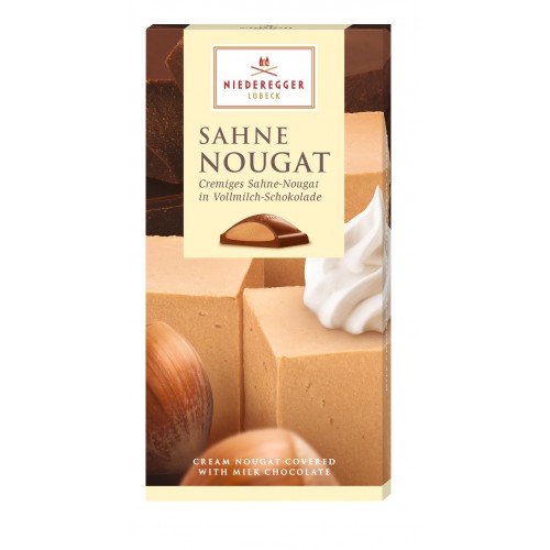 NIEDEREGGER Sahne Nougat czekolada z nugatem 100g