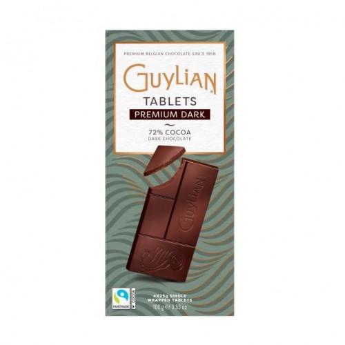 GUYLIAN Premium Dark czekolada gorzka 72% 4x25g